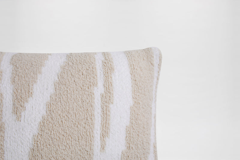 Woodland Lumbar Pillow Sahara Tan - Off White