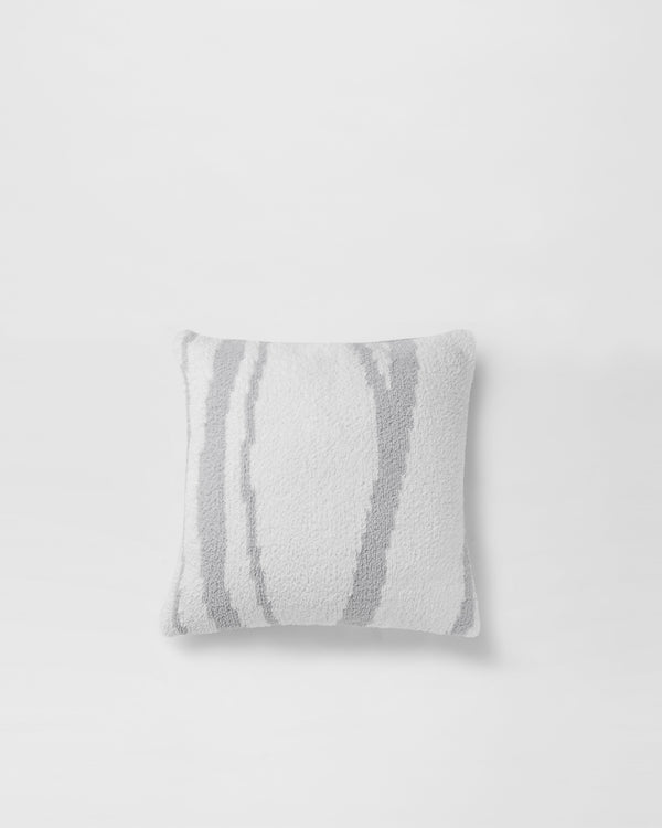 Woodland Throw Pillow Cloud Gray - Off White