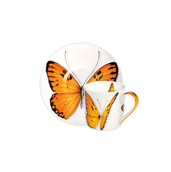 Freedom - Espresso Cups and Saucers (Set of 4)