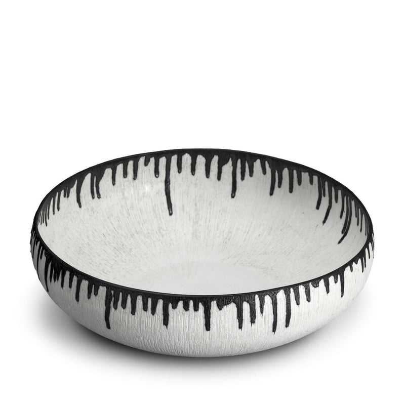 Tokasu - Round Bowl White Indigo L