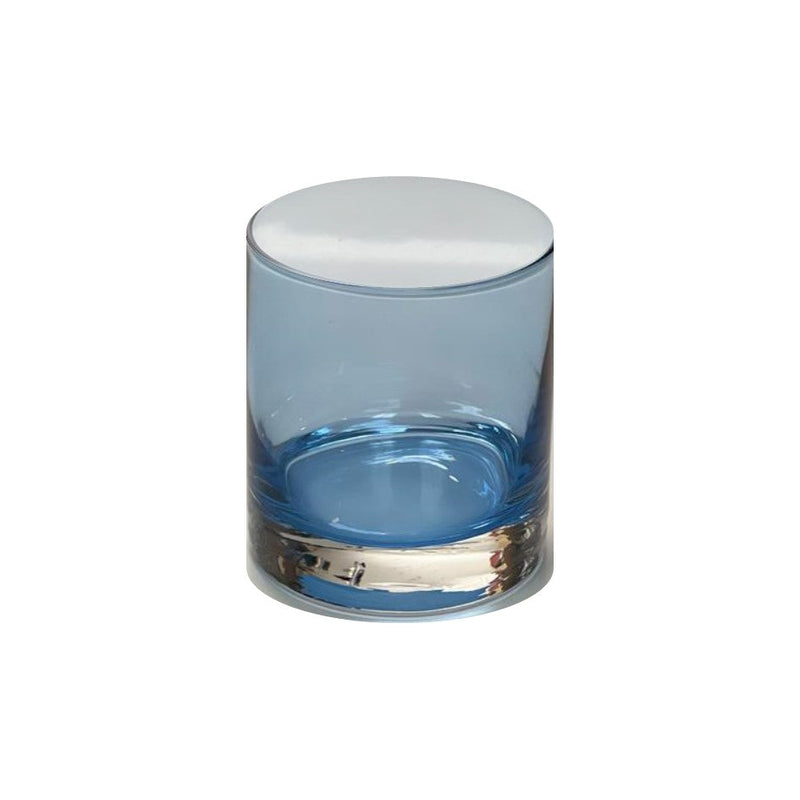 Crystal Coloured Whisky Glasses -Turquoise