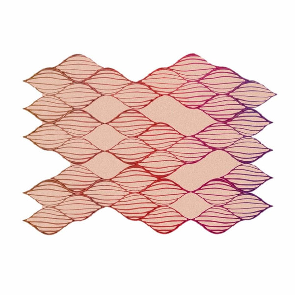 Waves - Placemats Pink (Set of 2)