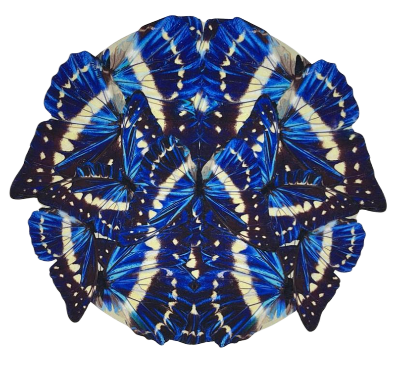 Kaleidoscope - Placemats Blue (Set of 2)