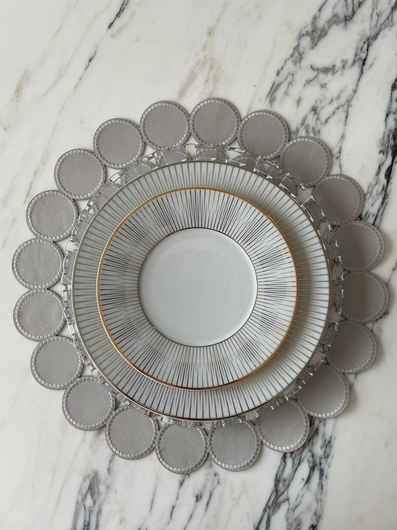 Circles - Placemats Silver (Set of 2)