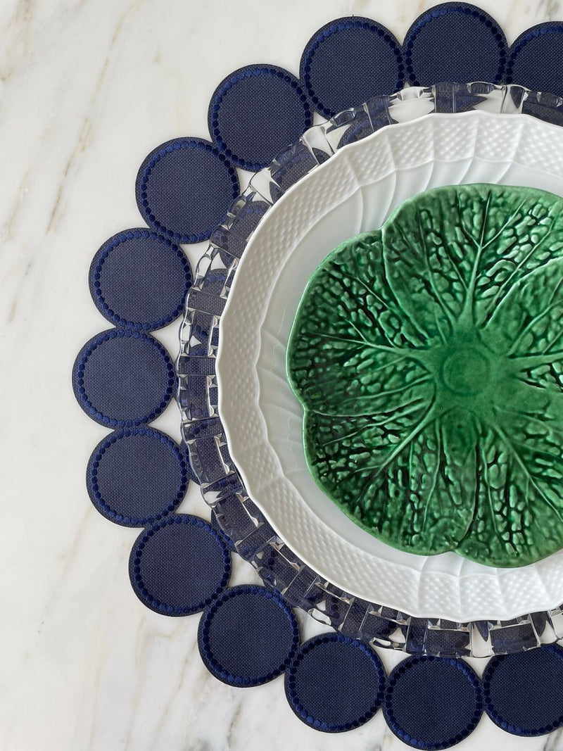 Circles - Placemats Navy (Set of 2)