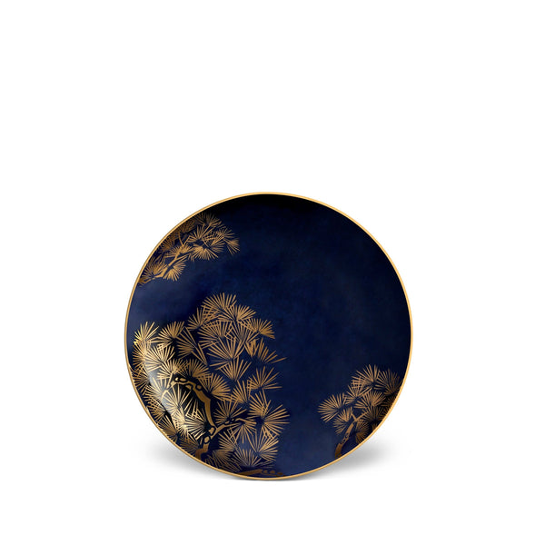 Zen Bonsai - Round Tray  Blue/Gold