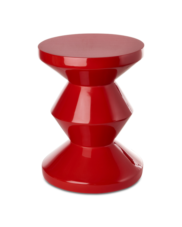 Zig Zag - Stool Red Table