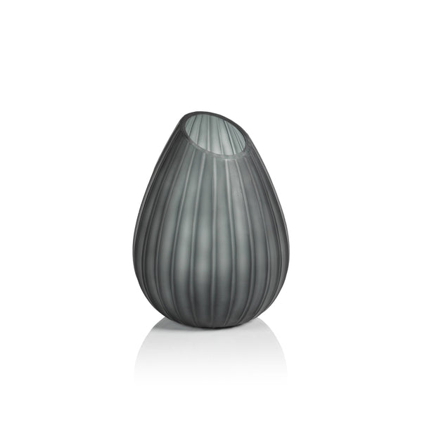 Mayfair Cut Glass - Vase Gray Short