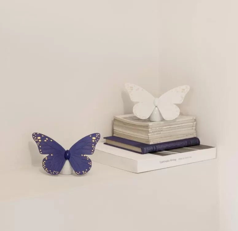 Butterfly Figurine - Golden Luster