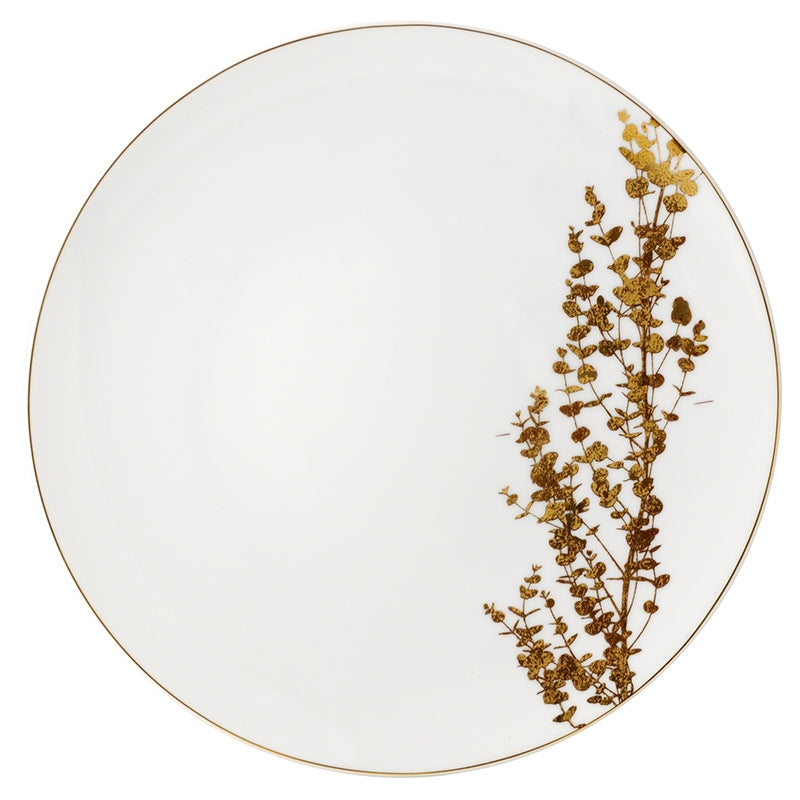 Feuille D'Or & Vegetal Or - Dinner Plate