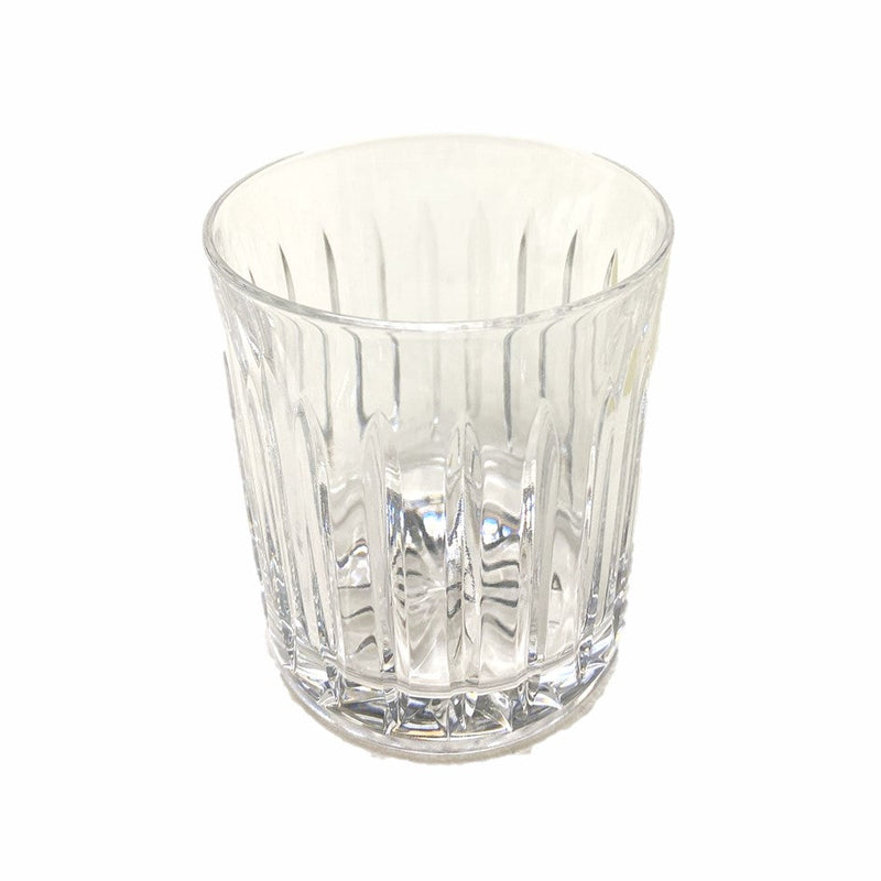 Whiskey Glass Stripes Clear