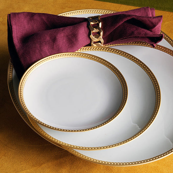 Soie Tressee Gold - Dinner Plate