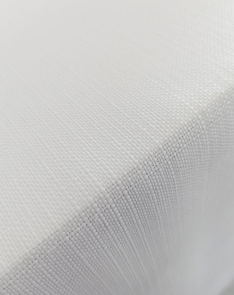 Altamira - White Polyester Tablecloth 60"x84"