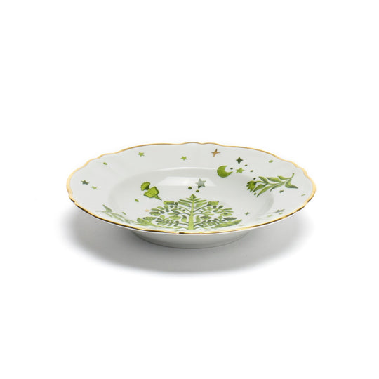 La Tavola Scomposta - Floreale Green - Deep Plate