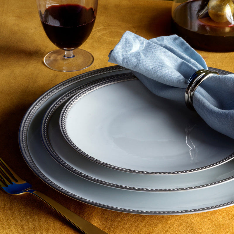 Soie Tressee Platinum - Dinner Plate