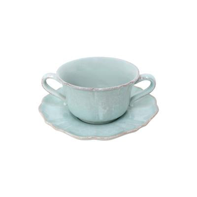 Impressions robin's egg blue - Consomme cup & saucer