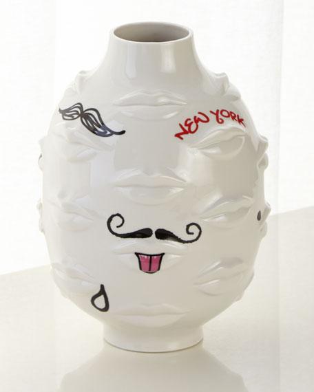 Gala - Graffiti Round Vase
