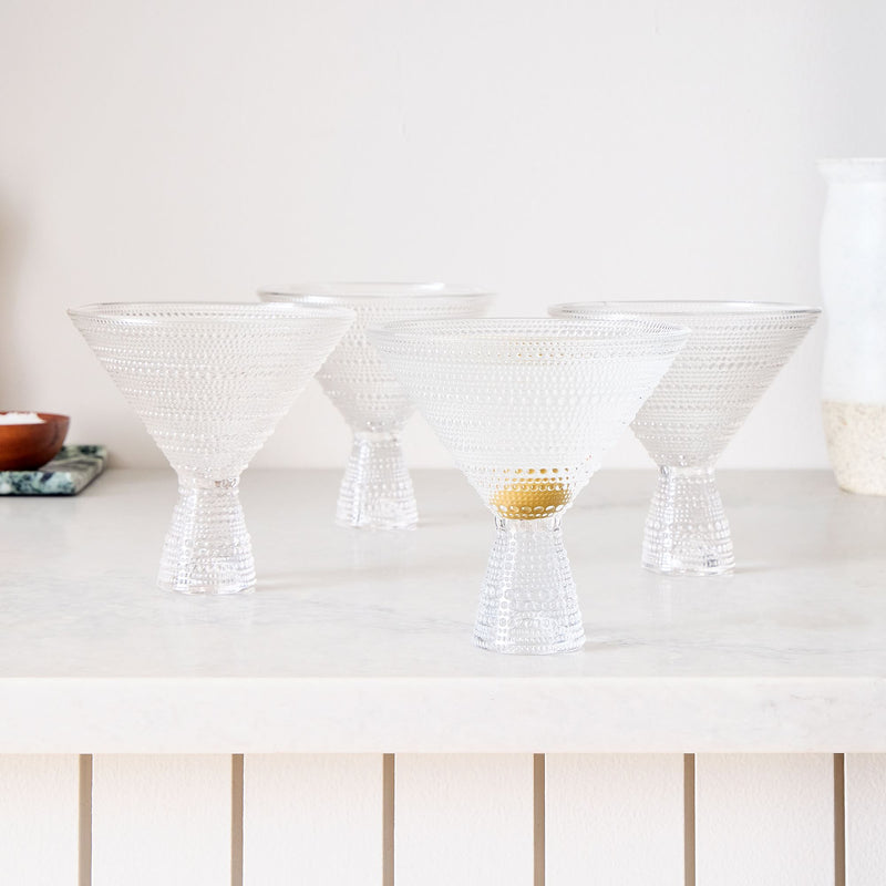 Jupiter - Clear Martini (Set of 4)