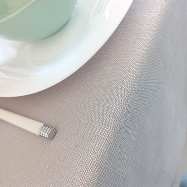Altamira - Pearl Grey  Polyester Tablecloth 60"x157"