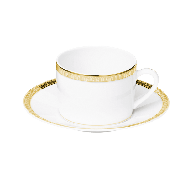 Malmaison Gold - Porcelain Teacup & Saucer
