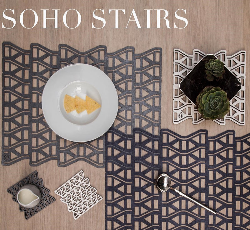 Soho Stairs - Trivets Canyon / Rosegold (Set of 2)