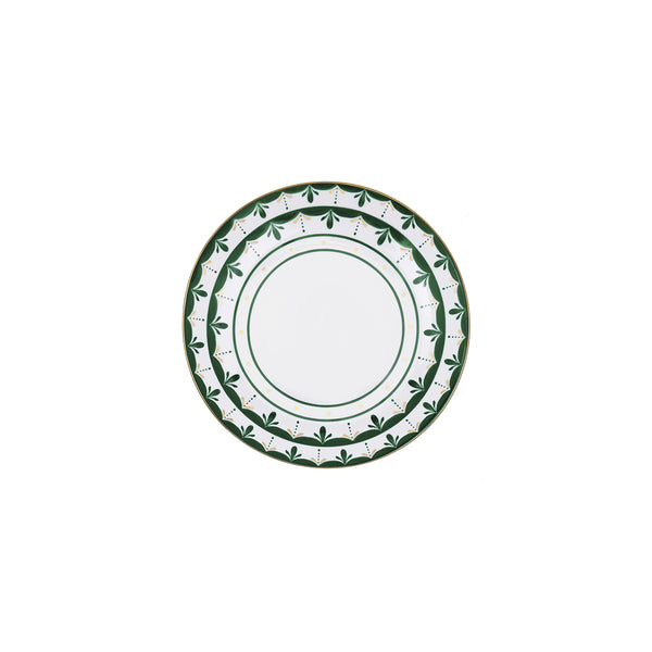 Alhambra Green - Dessert Plate Green and Gold