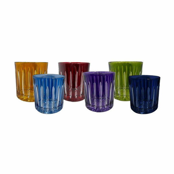 Whiskey Glass Stripes Color (Set of 6)