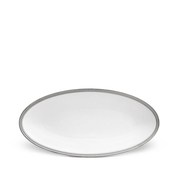 Soie Tressee Platinum - Oval Platter Large