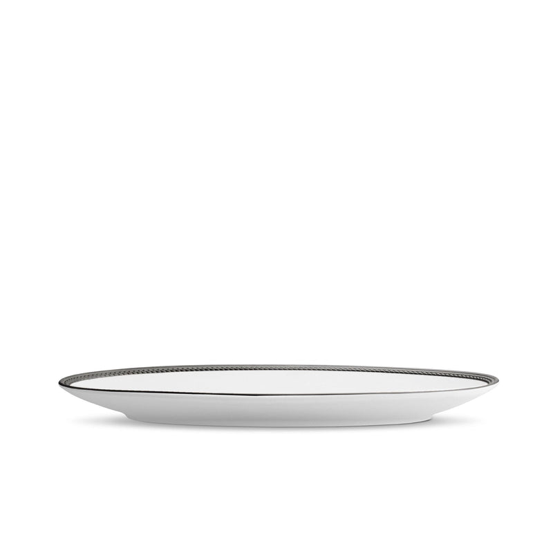 Soie Tressee Black - Oval Platter - Small