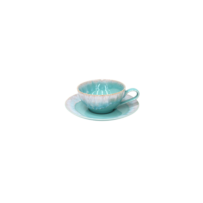 Taormina aqua - Tea cup & saucer