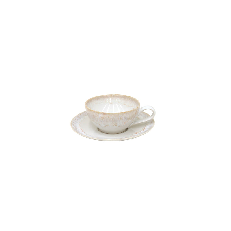 Taormina white - Tea cup & saucer