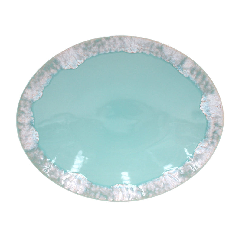 Taormina aqua - Oval platter