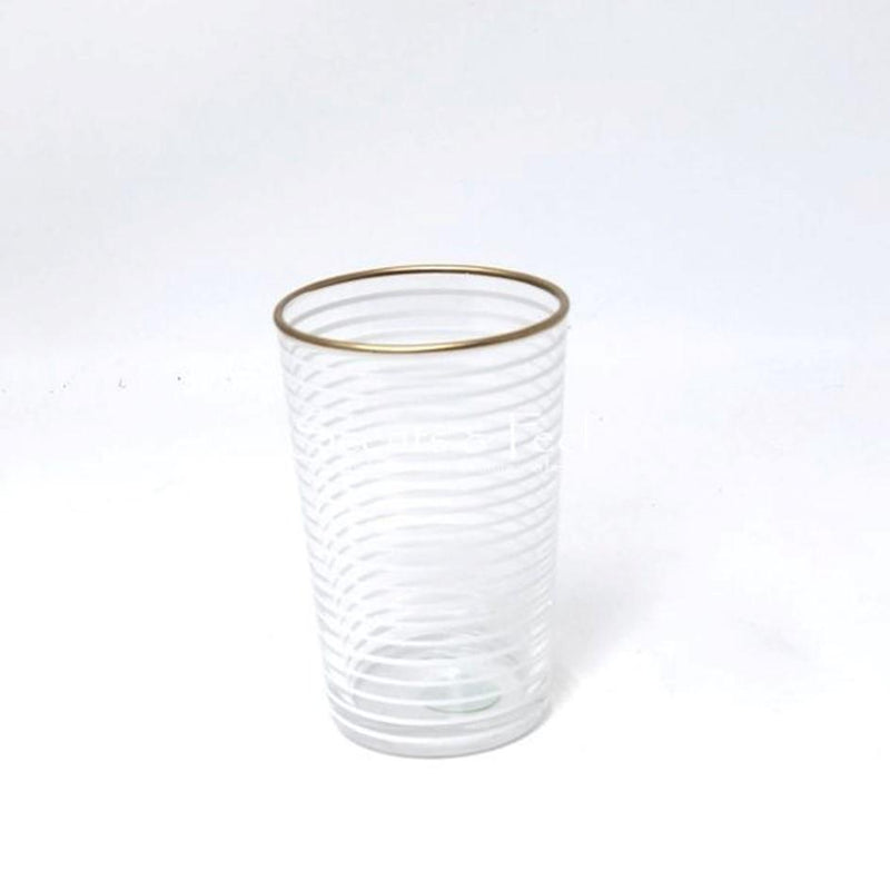 Tea Glasses Panorama White - (Set of 6)