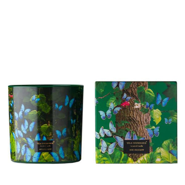 Jungletopia - Blue Butterfly Candle 650