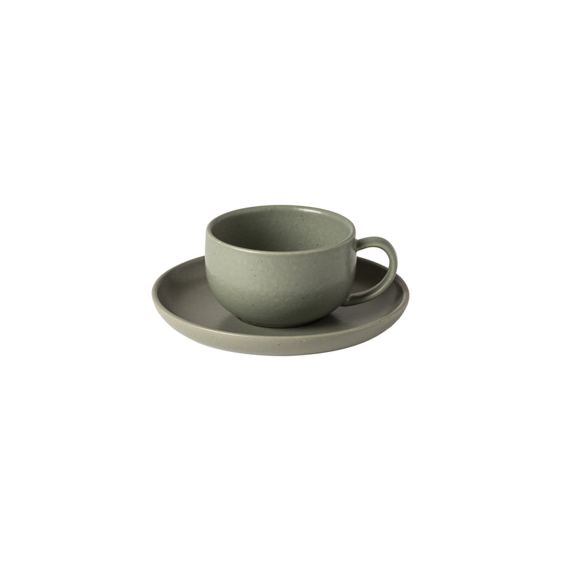 Pacifica artichoke green - Tea cup & saucer